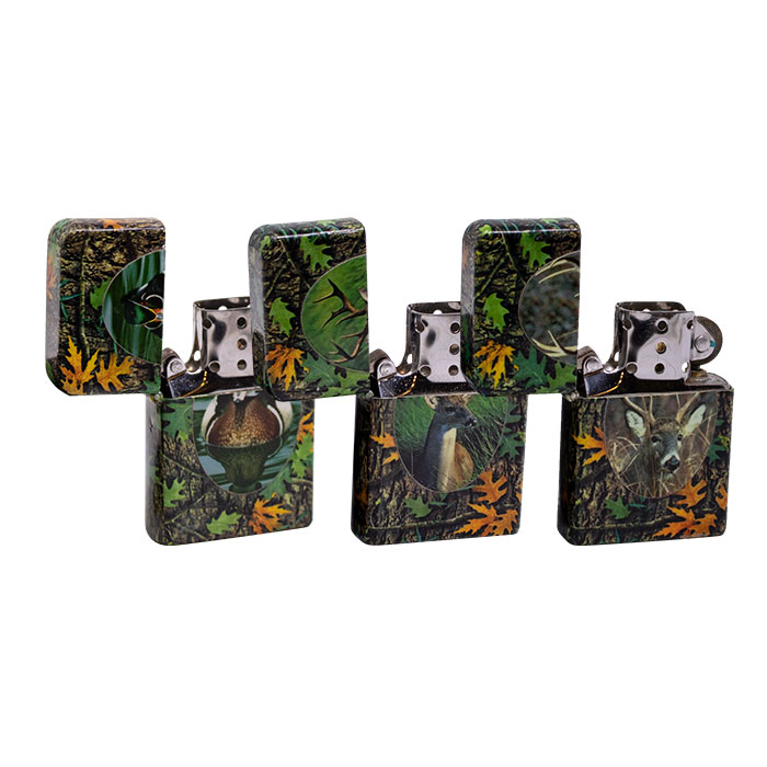 Assorted Victor Zippo Style Camo Lighters