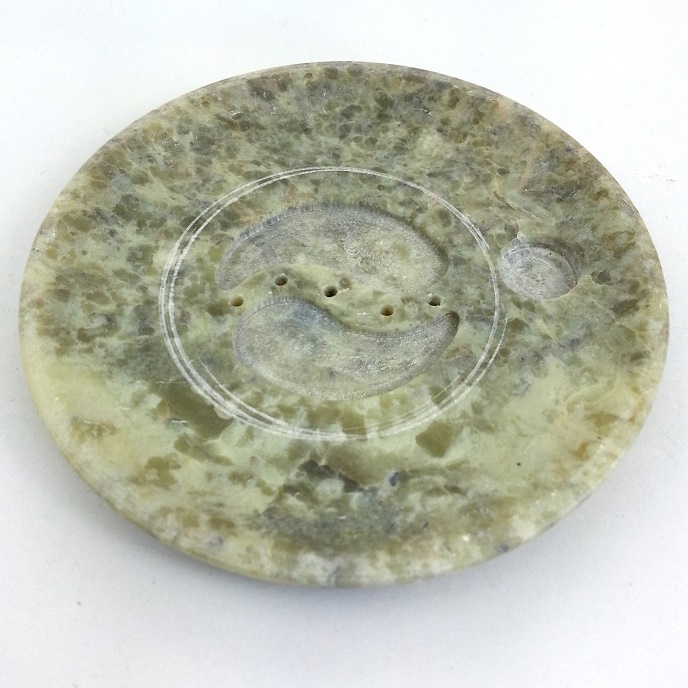 Yin and Yang Stone Incense Holder Yin and Yang Stone Incense Holder