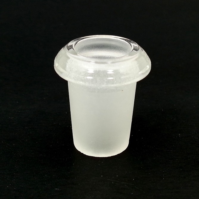 Frosted Glass Short Adaptor 14mm to 19mm 