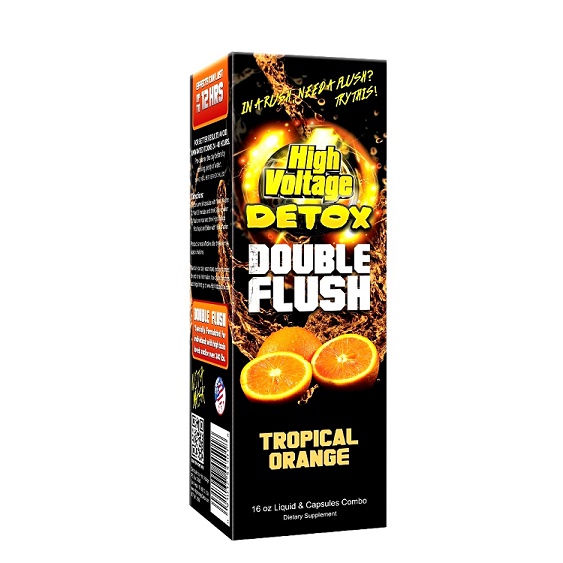 Orange 16Oz Double Flush High Voltage Detox