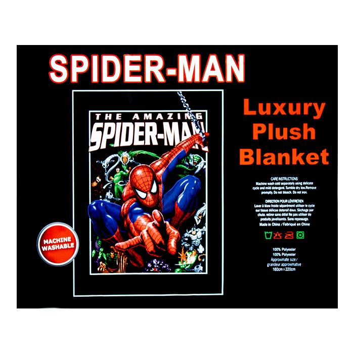 Spi-Der Man Queen Size Double Plush Blanket
