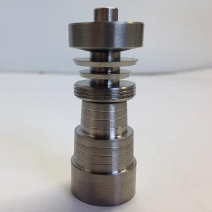 DOMELESS SPIRAL TITANIUM NAIL MALE AND FEMALE JOINT 14MM AND 19MM