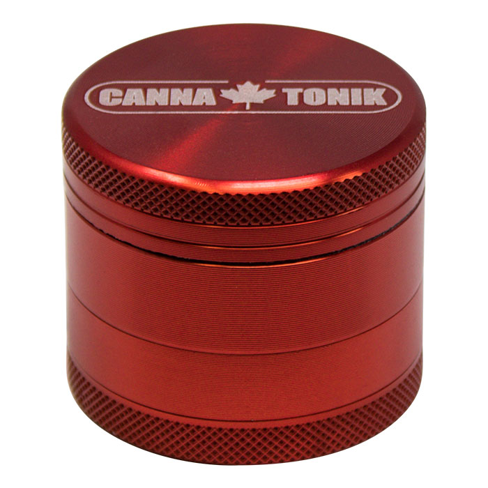 Cannatonik Anodized Aluminium Grinder 40mm Red