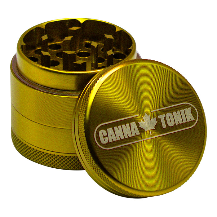 CANNATONIK ANODIZED ALUMINIUM GRINDER 40MM GOLD