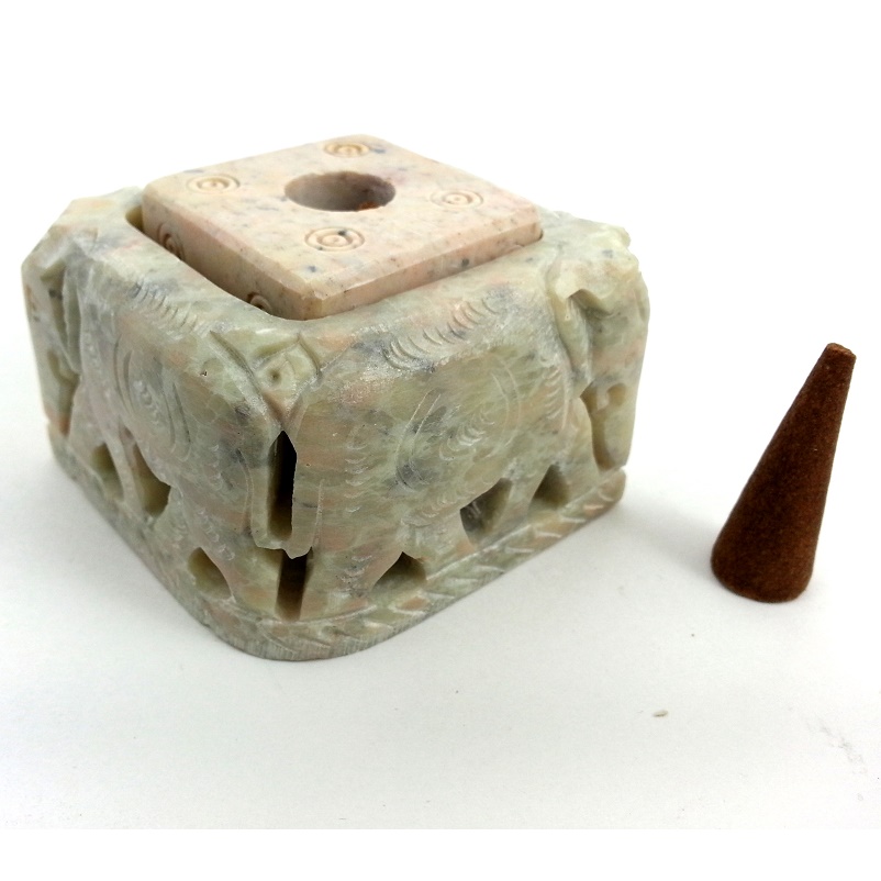 Soap Stone Incense Box and Holder Soap Stone Incense Box and Holder