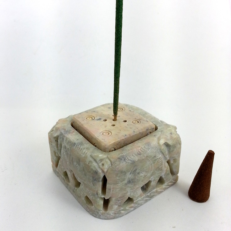 Soap Stone Incense Box and Holder