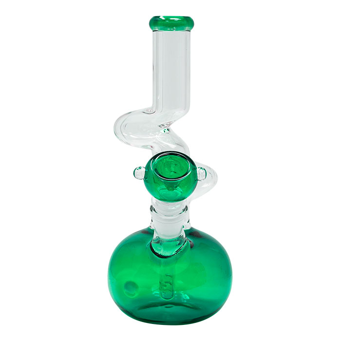 Green Colored 9 Inches Zong With Bowl