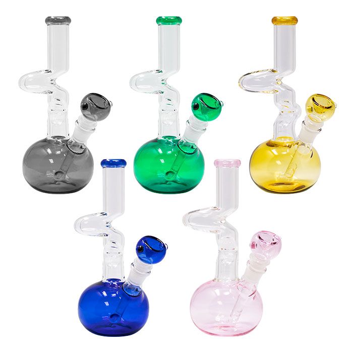 Green Colored 9 Inches Zong With Bowl