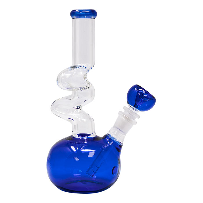 Blue Colored 9 Inches Zong With Bowl