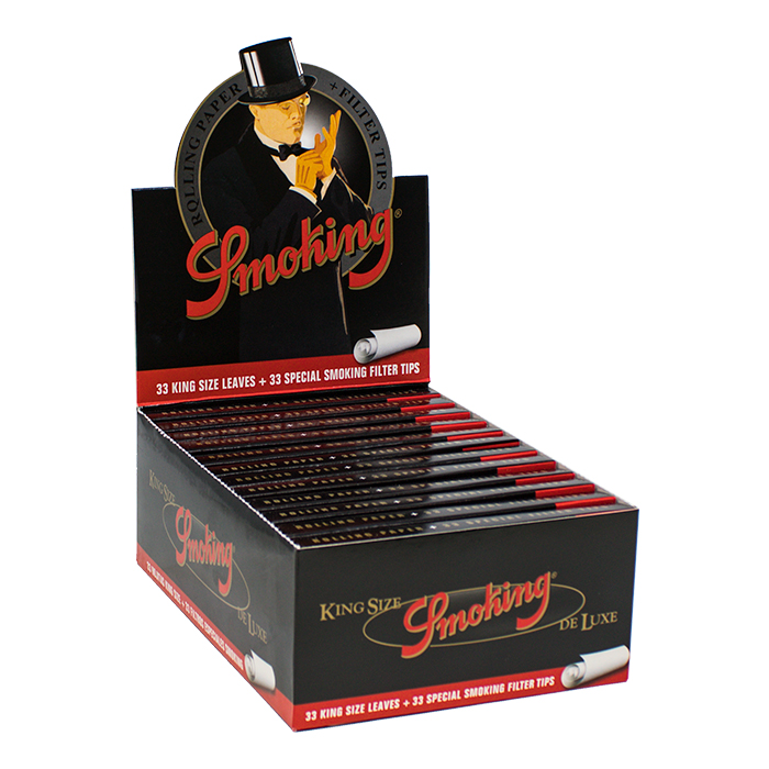 Smoking Black Deluxe Filter Tips King Size