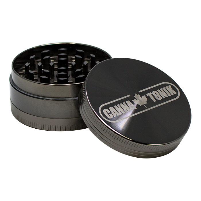 Cannatonik Aluminum 3 Stage Grey Grinder 56mm