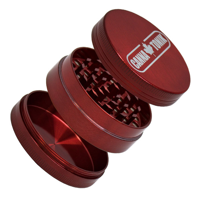 Cannatonik Aluminum 3 Stage Red Grinder 56mm