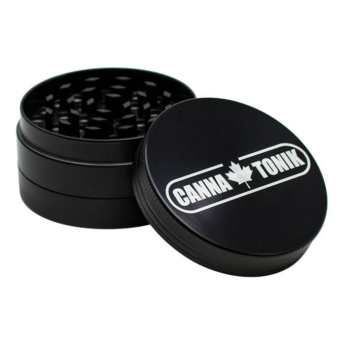 Cannatonik Aluminum 3 Stage Black Grinder 56mm