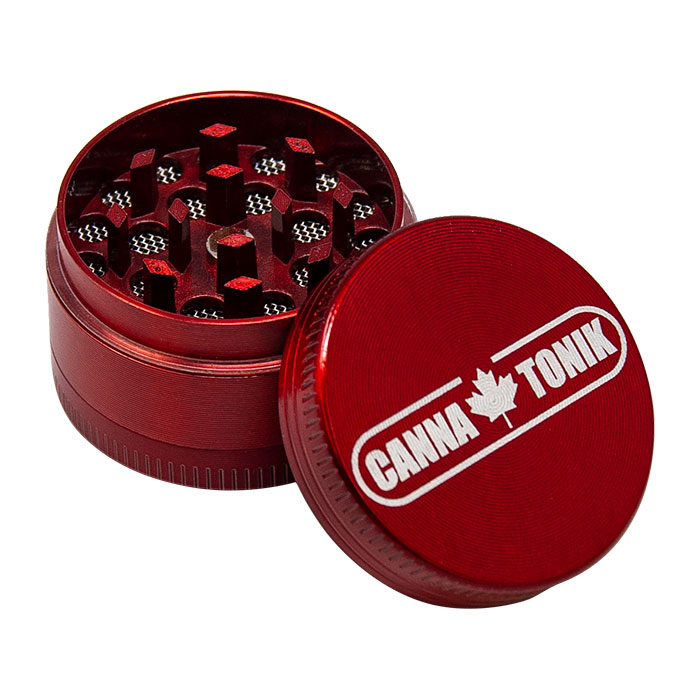 Cannatonik Aluminum 3 Stage Red Grinder 30mm