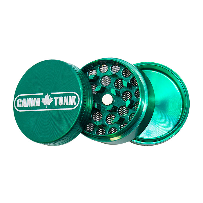 Cannatonik Aluminum 3 Stage Green Grinder 30mm