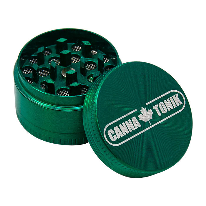 Cannatonik Aluminum 3 Stage Green Grinder 30mm