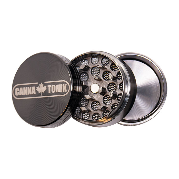 Cannatonik Aluminum 3 Stage Grey Grinder 30mm