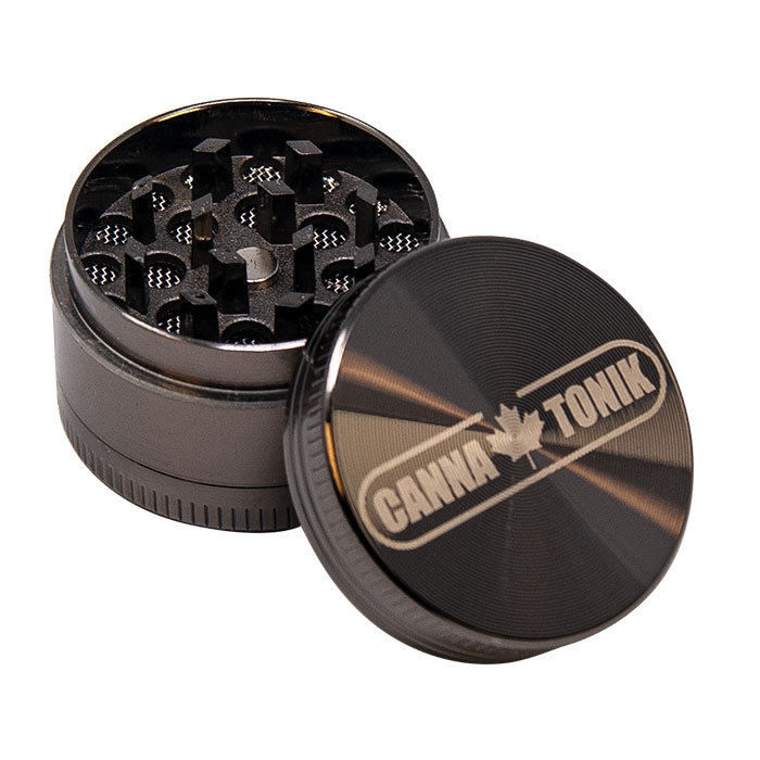 Cannatonik Aluminum 3 Stage Grey Grinder 30mm