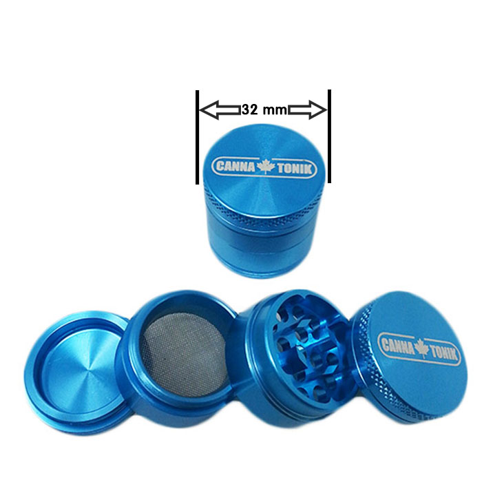 CANNATONIK ANODIZED ALUMINIUM GRINDER 30 MM Light Blue