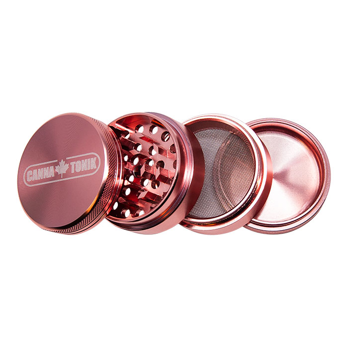 CANNATONIK ANODIZED ALUMINIUM GRINDER 30 MM PINK