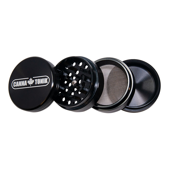 CANNATONIK ANODIZED ALUMINIUM GRINDER  30MM BLACK