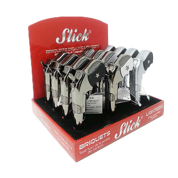 Slick Shotgun Torch Lighter Display of 12