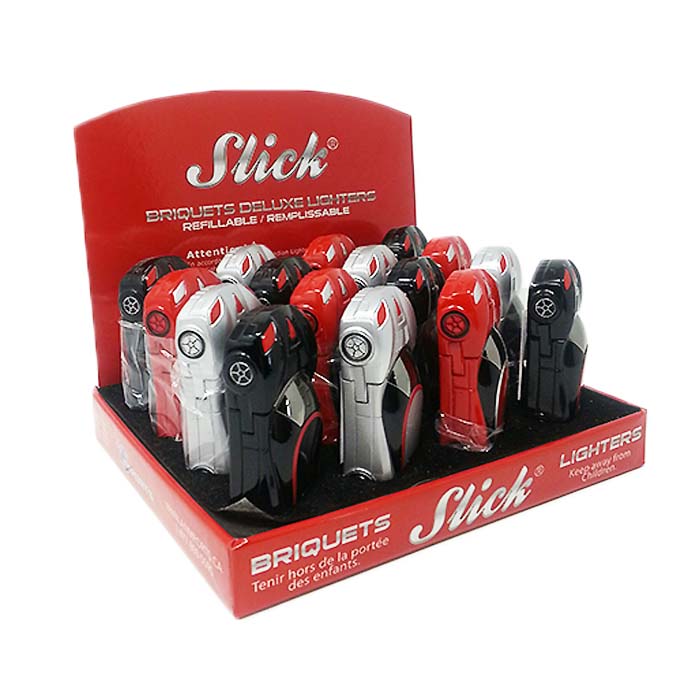 Slick Car Torch Lighter Display of 16