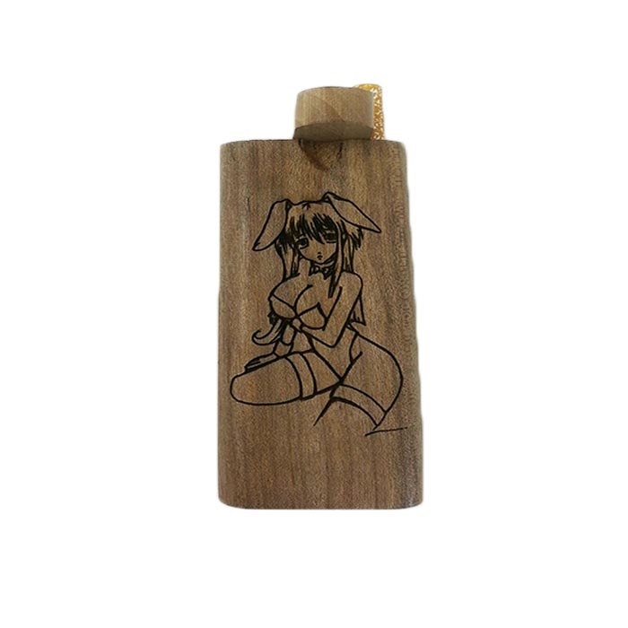 HARLEY QUINN WOODEN DUGOUT 4 INCHES