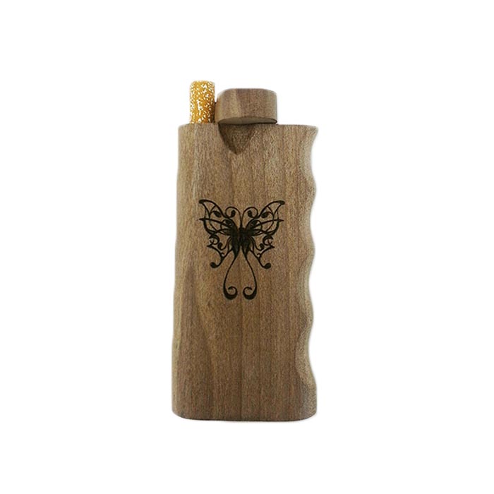 BUTTERFLY WOODEN DUGOUT 4" INCHES