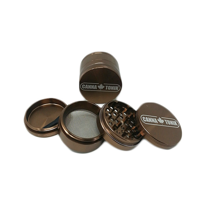 CANNATONIK ANODIZED ALUMINIUM GRINDER 56 MM BRONZE