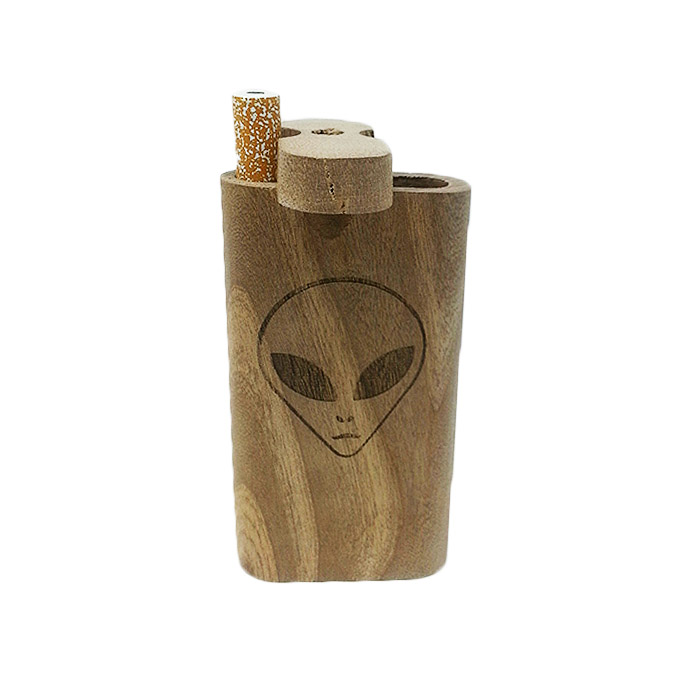 ALIEN WOODEN DUGOUT 4 INCHES