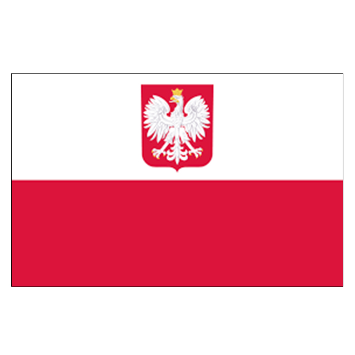POLAND  WITH EAGLE FLAG