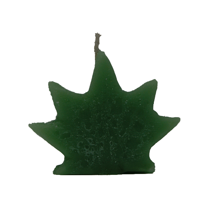 ASSORTED CANADIAN HAND MADE POT LEAF CANDLE